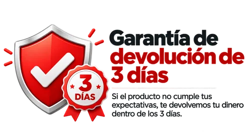 Garantía de devolución de 3 días